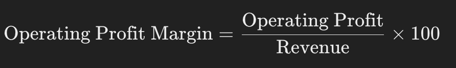 operating profit margin formula