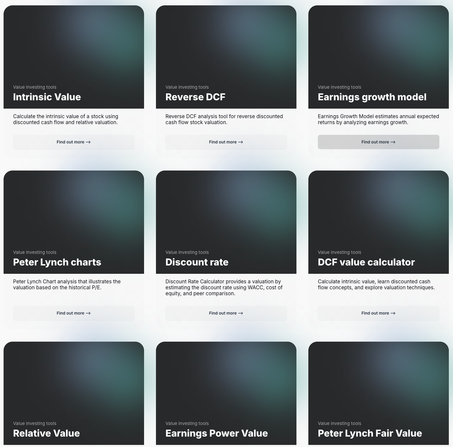 Free Intrinsic Value Tools