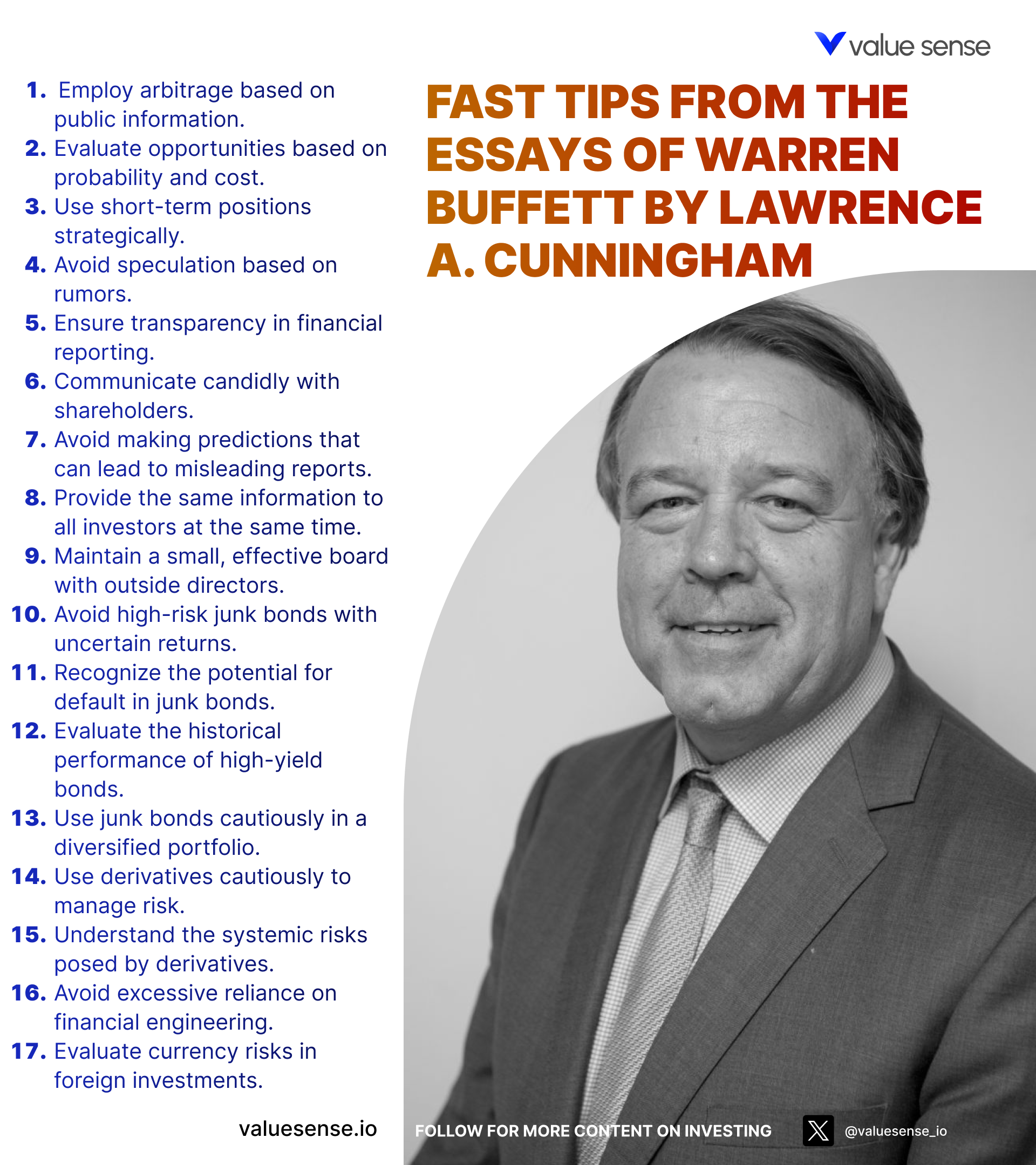 The Essays of Warren Buffett Fast Tips