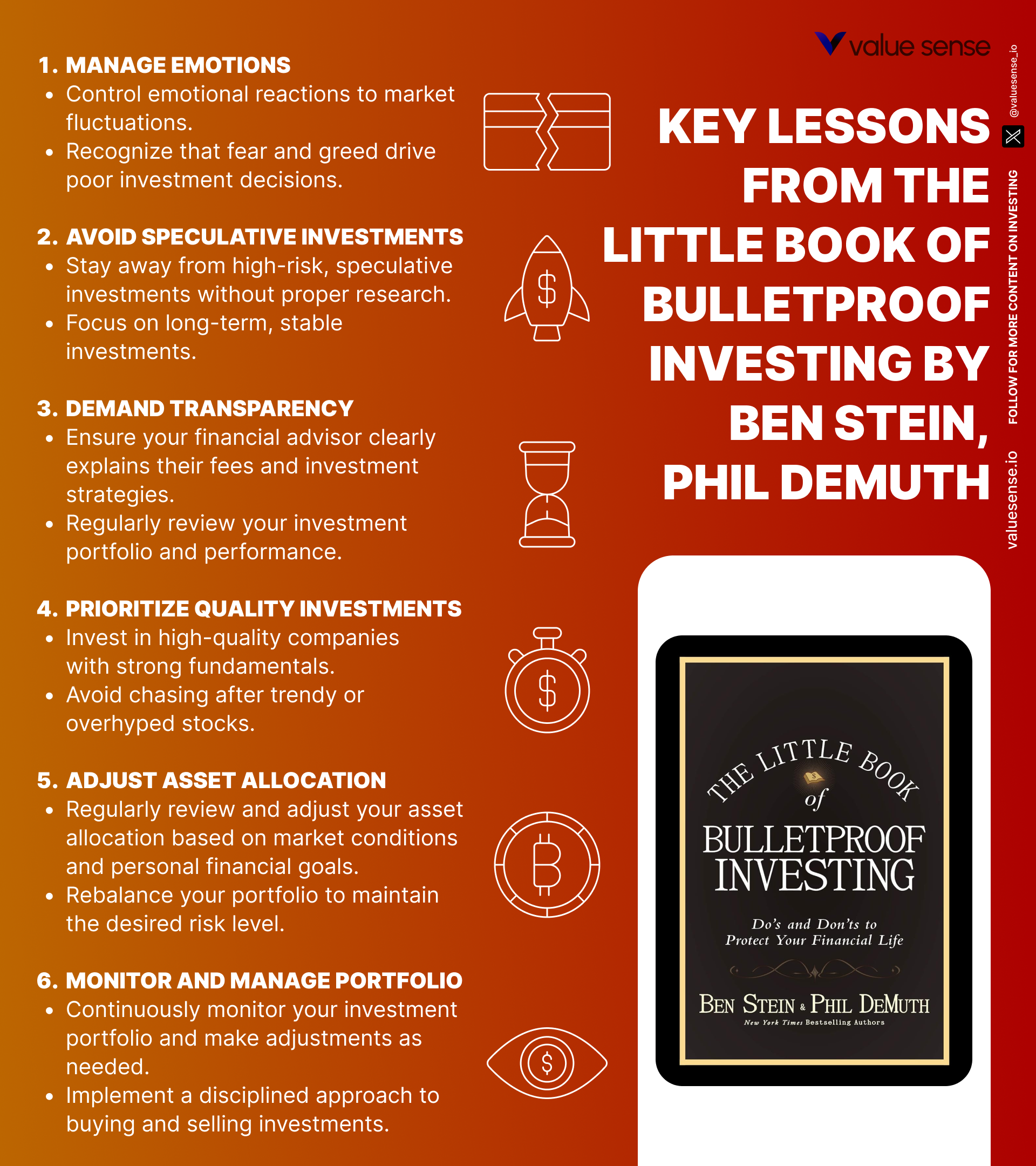 Key Lessons from The Little Book of Bulletproof Investing