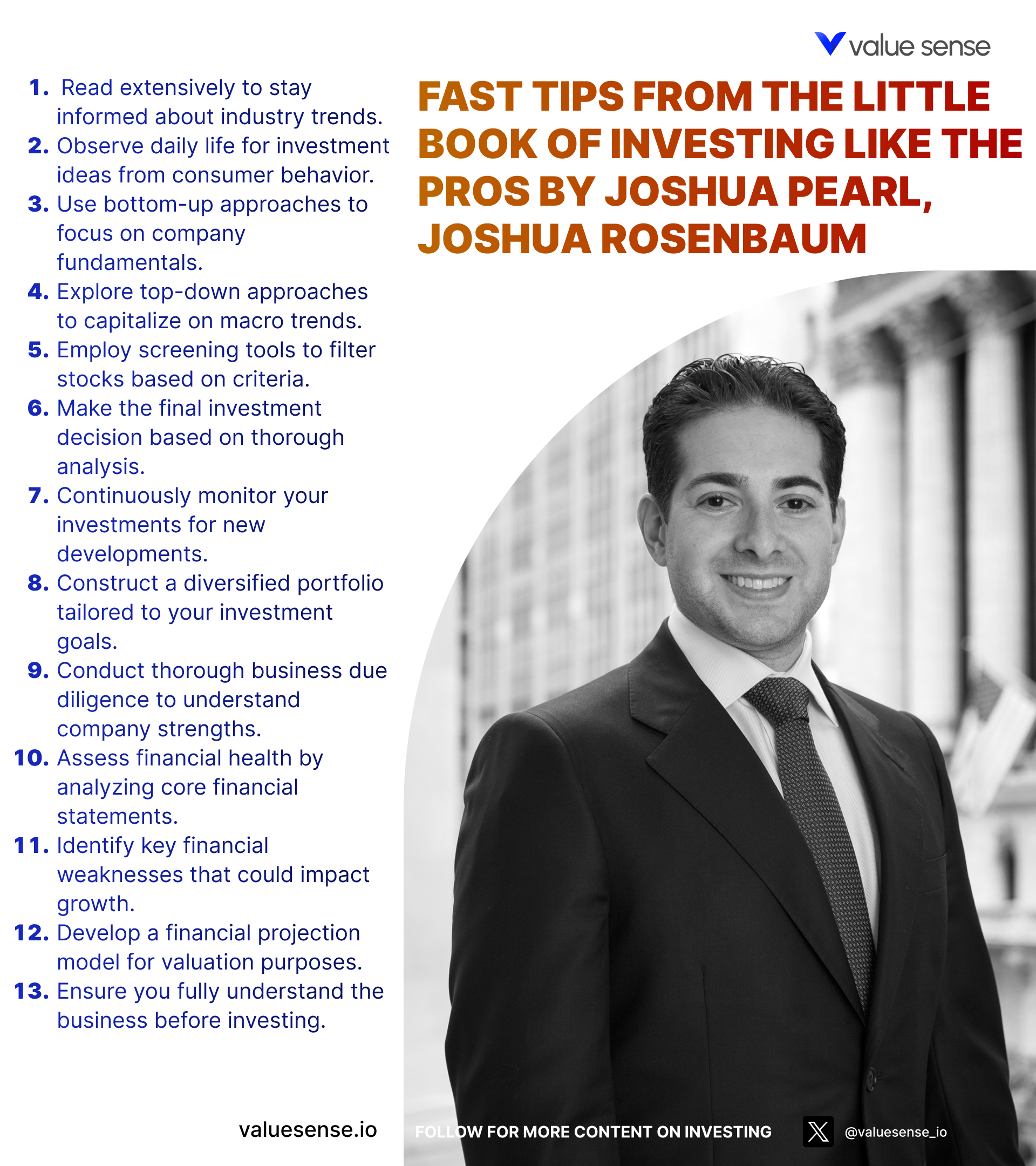 The Little Book of Investing Like the Pros Summary