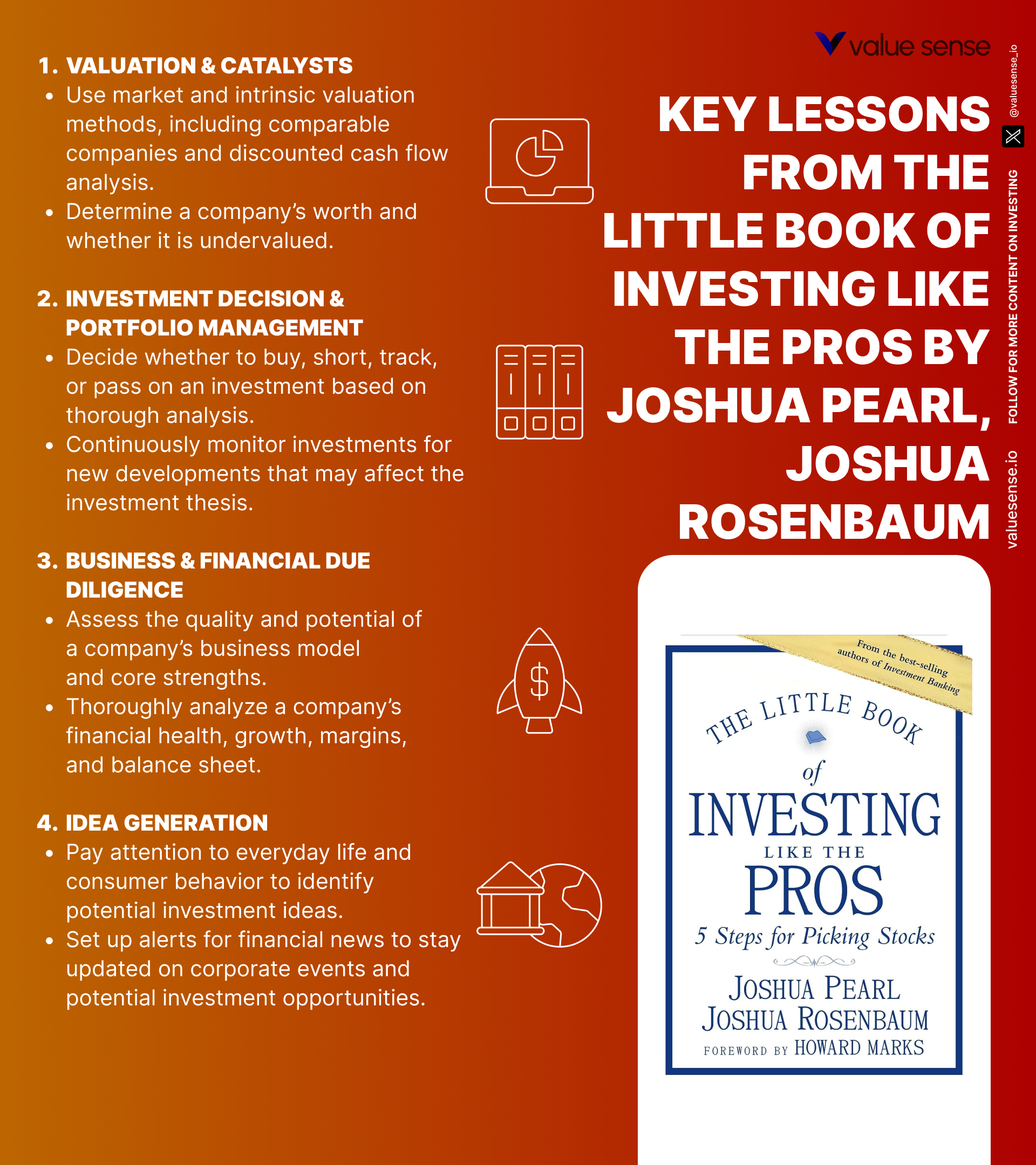 Key Lessons from The Little Book of Investing Like the Pros
