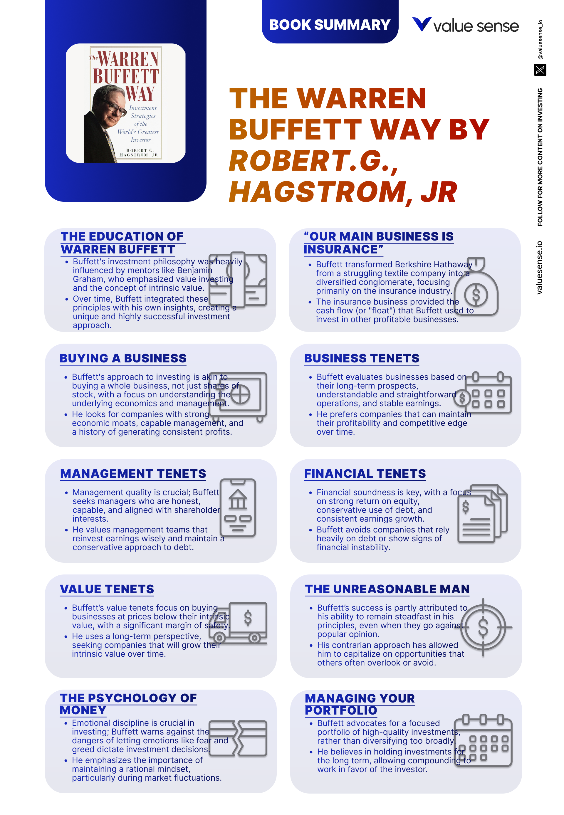 The Warren Buffett Way Book Summary