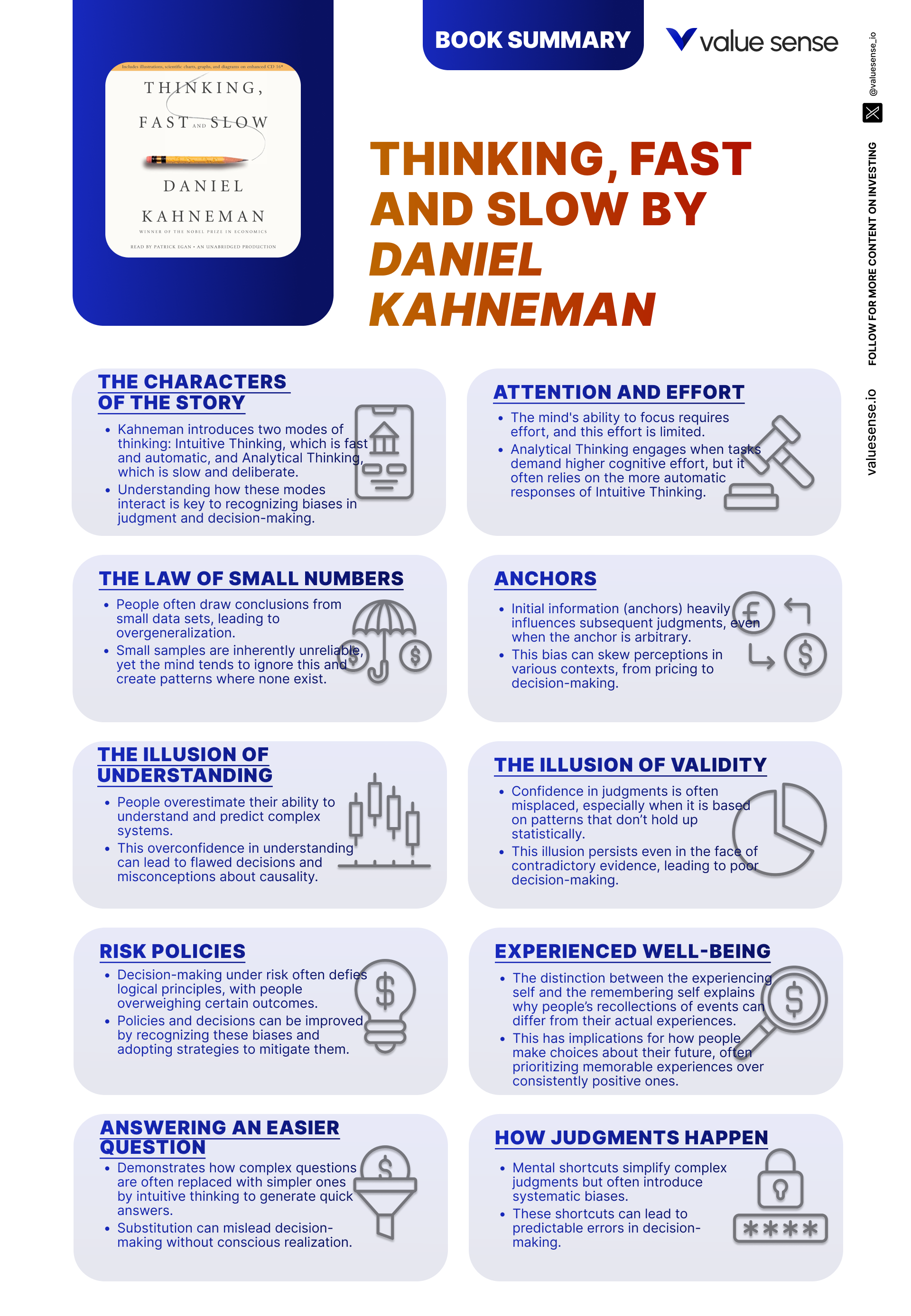 Thinking, Fast and Slow Book Summary