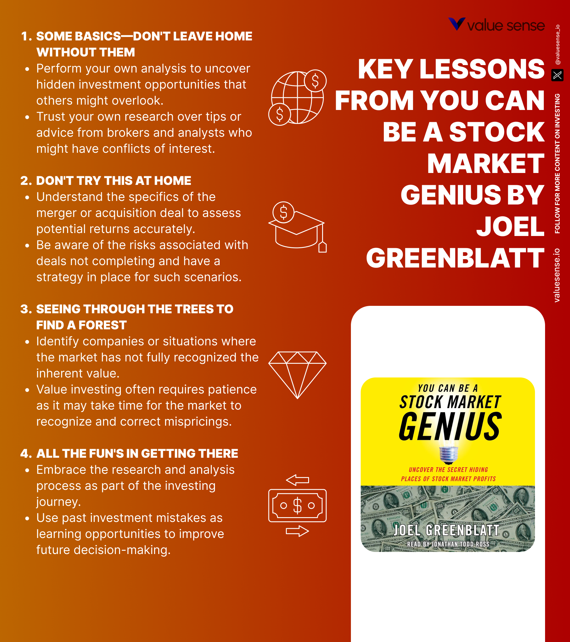 You Can Be a Stock Market Genius Book Lessons