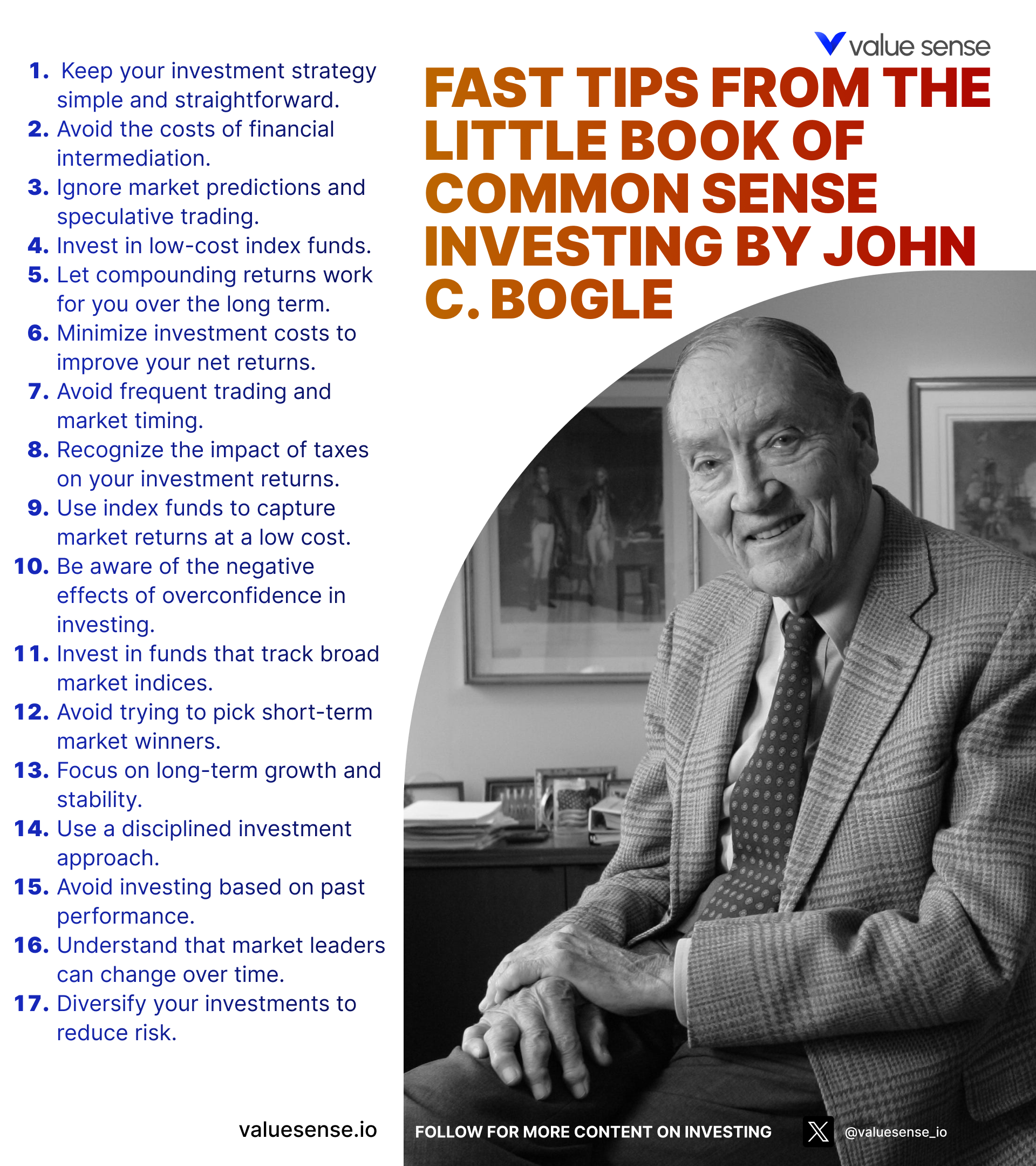 The Little Book of Common Sense Investing Summary