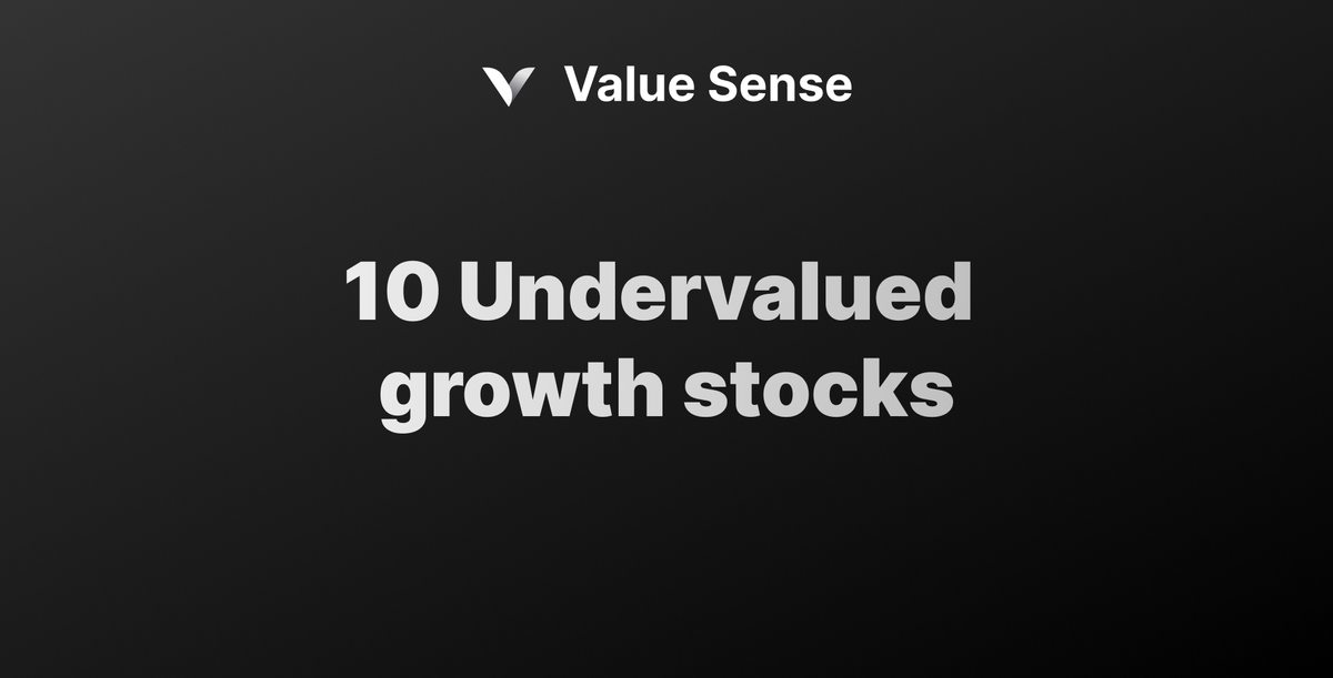 10 Undervalued growth stocks