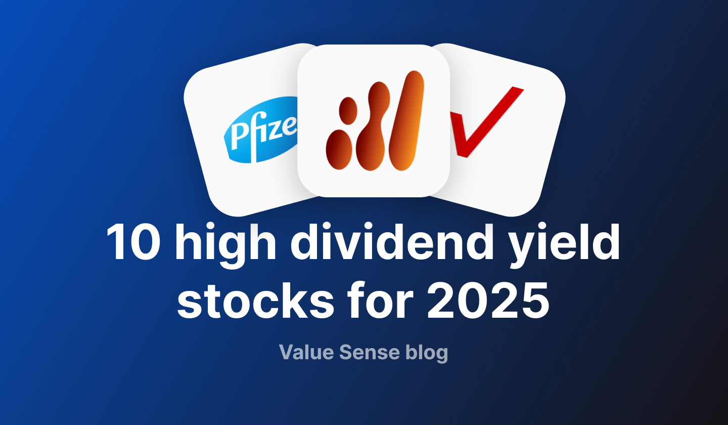 10 high dividend yield stocks for 2025