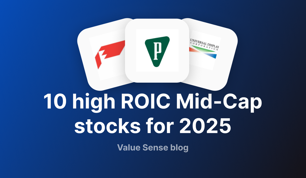 10 high ROIC Mid-Cap stocks for 2025