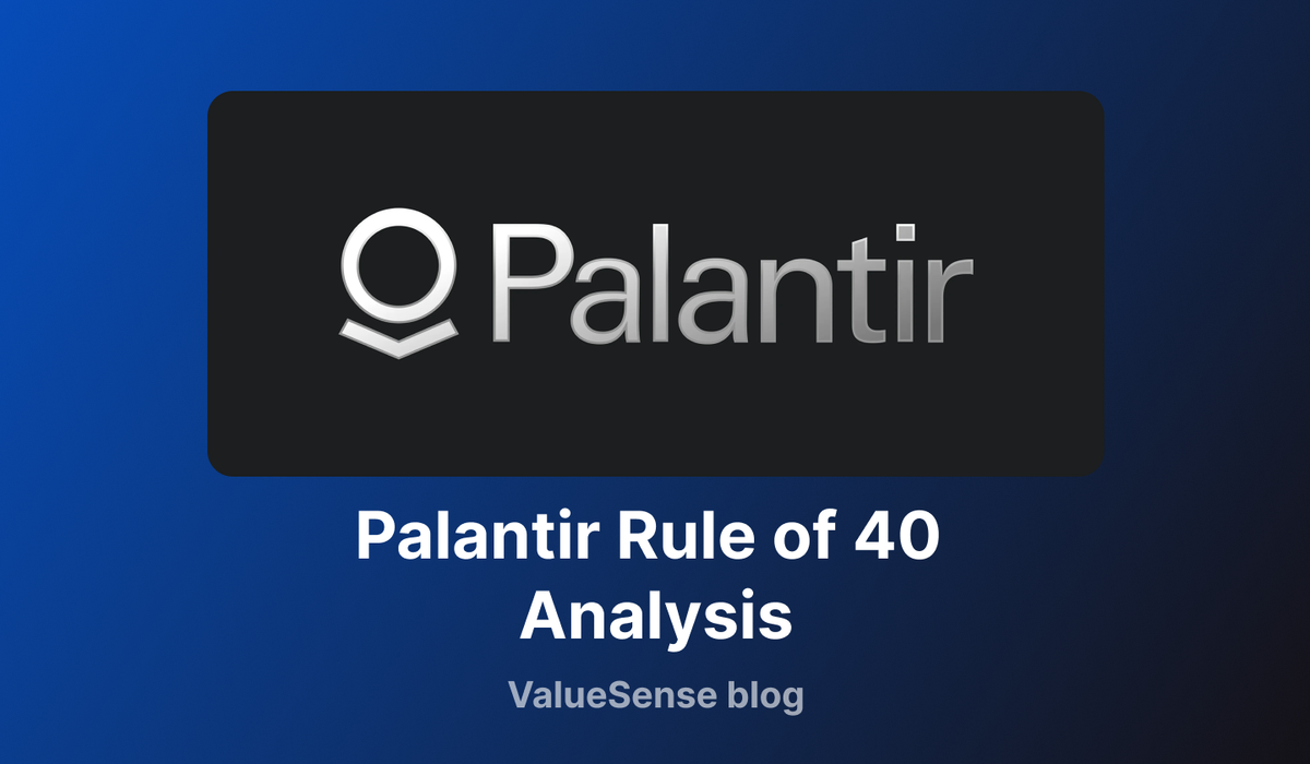 Palantir Rule of 40 Analysis: AI Data Giant's Growth Efficiency Reaches Record 94%