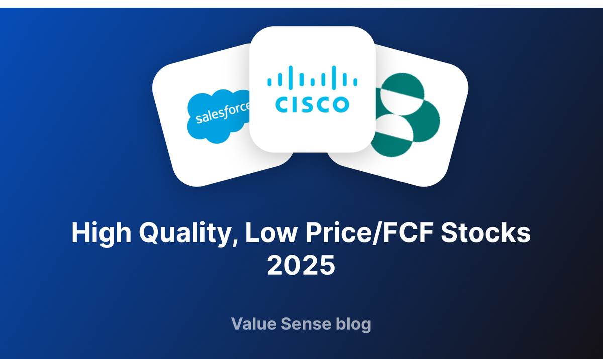 10 Best Stock Picks for 2025: High Quality, Low Price/FCF Stocks
