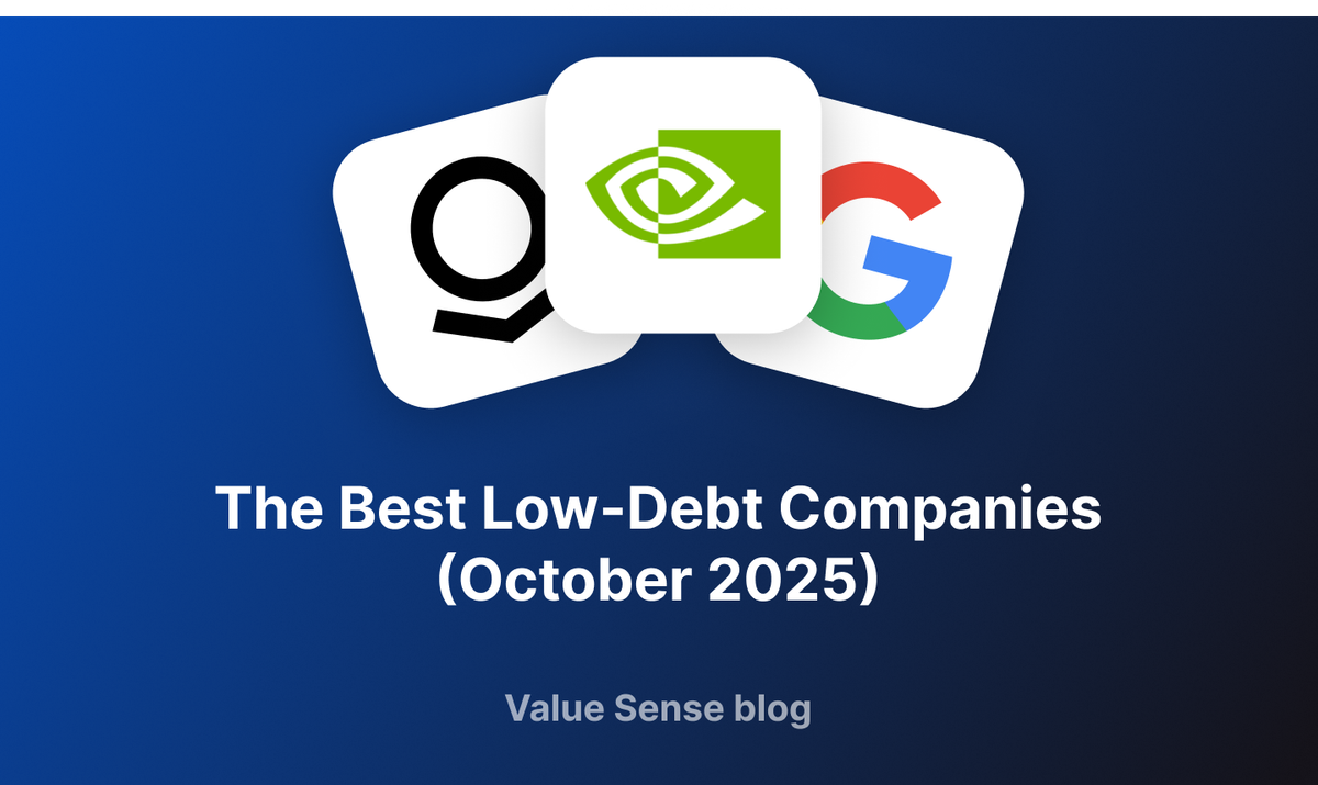 Fortress Balance Sheets: The Best Low-Debt Companies (October 2025)