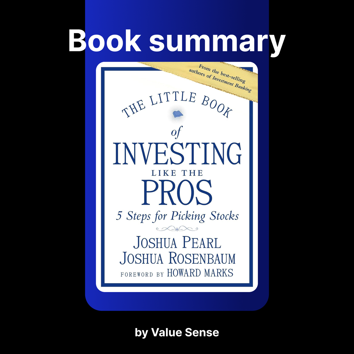 The Little Book of Investing Like the Pros by Joshua Pearl, Joshua Rosenbaum