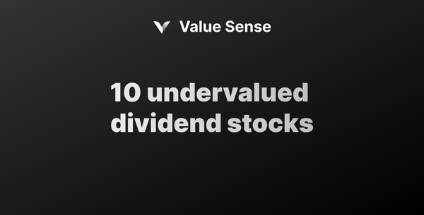 10 undervalued dividend stocks - Value Sense