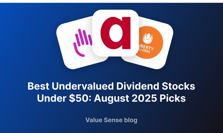 Best Undervalued Dividend Stocks Under $50